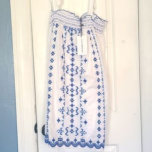 LUCKY BRAND 100% COTTON Stitched dress